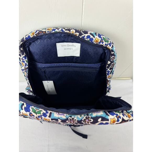 Vera Bradley Essential Backpack Lisbon Medallion Cool, NWT - Picture 6 of 9